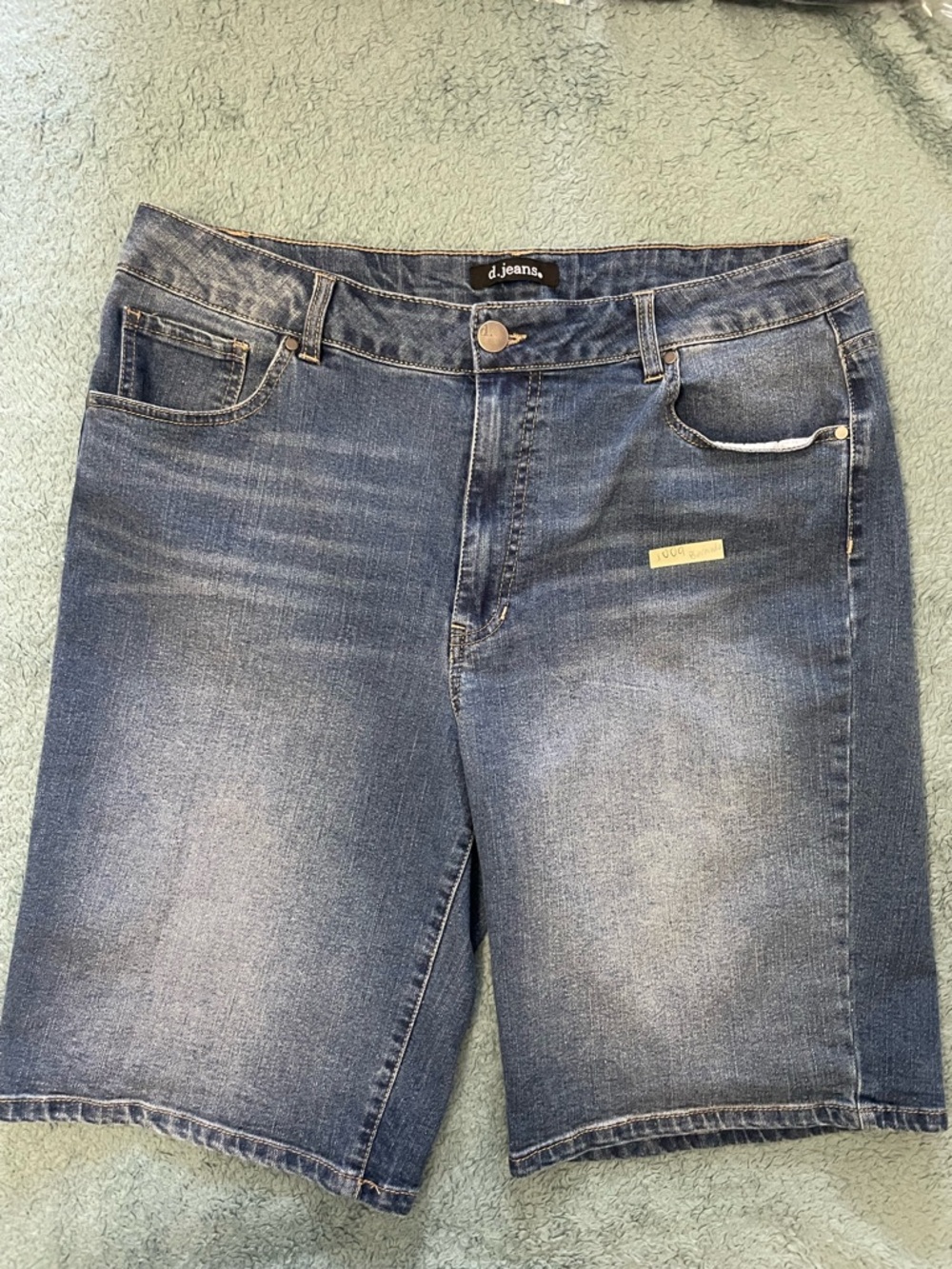 d. jeans women’s Blue Denim Bermuda Shorts